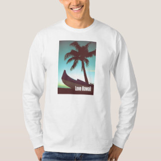 T-shirt Amour Hawaï