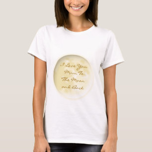 T-shirt Amour heureux de jour de mères vous maman à la