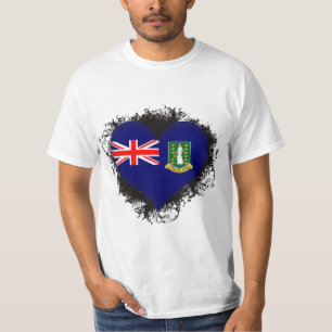 T-shirt Amour Îles Vierges britanniques du cru I