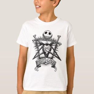 T-shirt Amour inadapté   Jack Skellington
