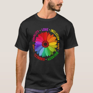 T-shirt Amour Inclusion Espoir Diversité Kindness Paix É
