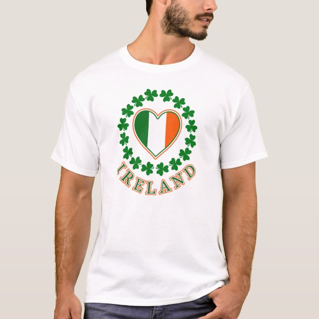 T-shirt Amour Irlande (Devant)
