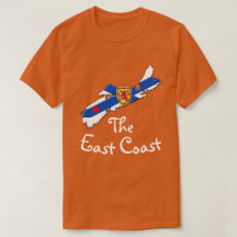 Amour La Côte Est Coeur Nouvelle-Écosse chemise