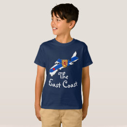 T-shirt Amour La Côte Est Coeur Nouvelle-Écosse chemise