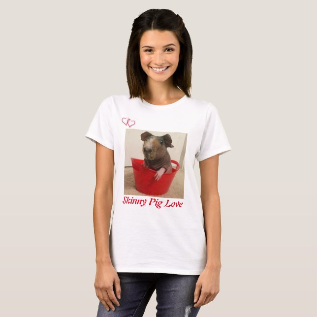 T-shirt Amour maigre de porc (Devant entier)