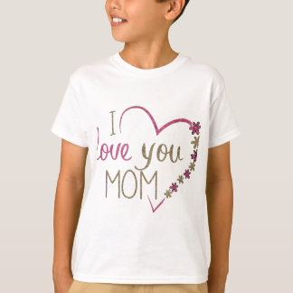 T-shirt Amour Maman Mères Jour Coeur