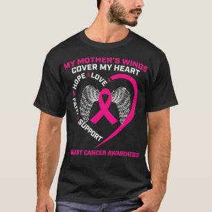 T-shirt Amour Mémoire Cadeaux Mère Mère Pink Cancer du Sei