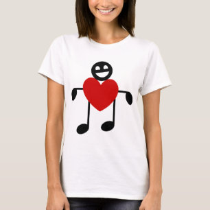 T-shirt Amour musical
