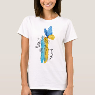 T-shirt Amour, Paix Ukraine,