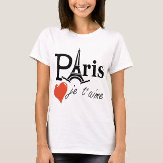 T-shirt amour Paris d'image