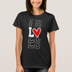 T-shirt Amour Partie 1 Correspondant Couple Outfit Hommes 
