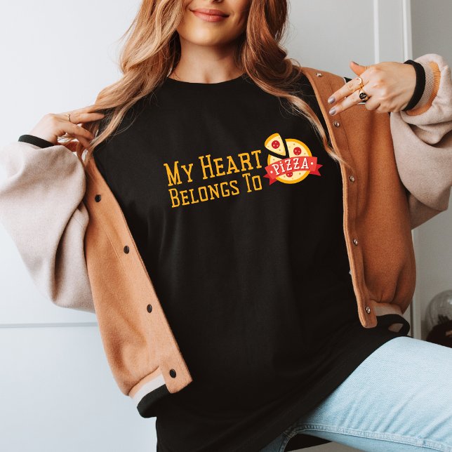 T-shirt Amour Pizza Amour Anti Valentine's Day (Créateur téléchargé)