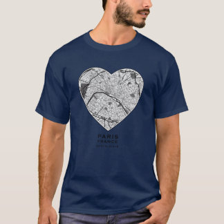 T-shirt Amour pour fille de Paris