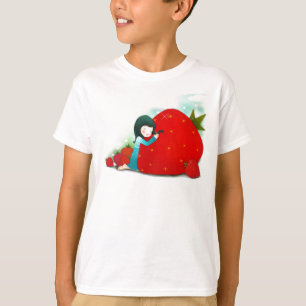 T-shirt Amour pour la chemise de fraises