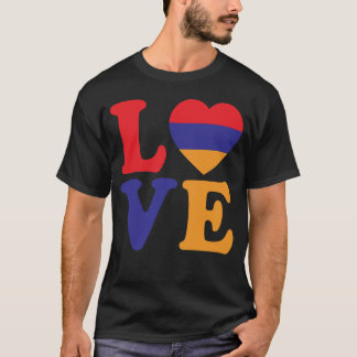 T-shirt Amour pour l'Arménie