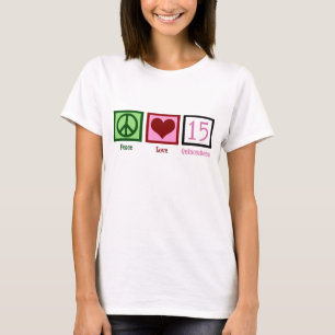T-shirt Amour Quinceañera de paix