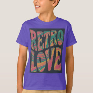T-shirt Amour rétro
