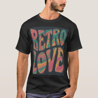 T-shirt Amour rétro