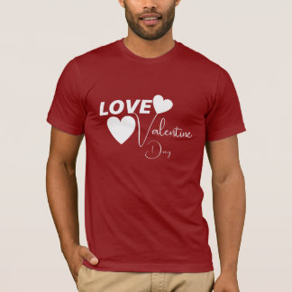 T-shirt Amour romantique Saint Valentin