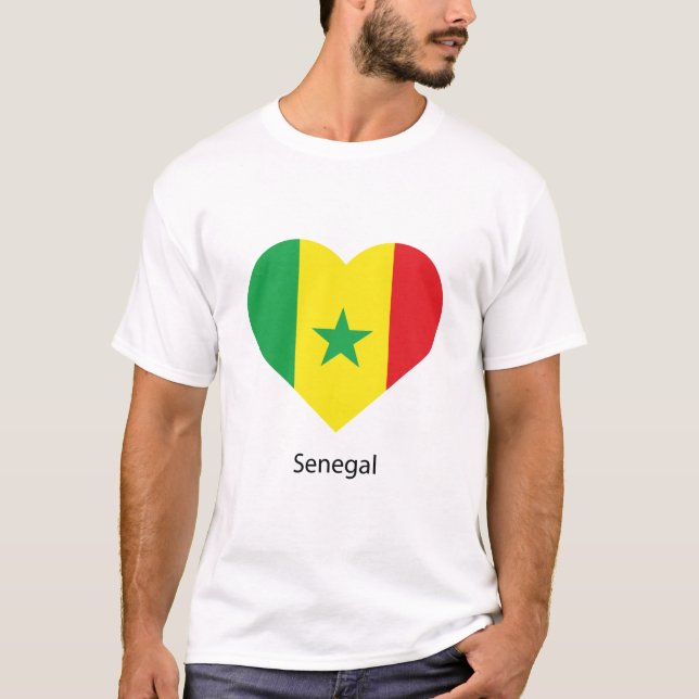 T-shirt Amour Sénégal (Devant)