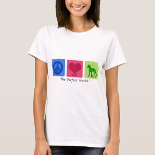 T-shirt Amour Staffie de paix