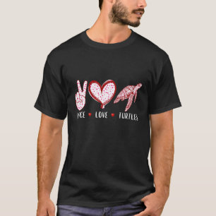 T-shirt amour tortues cadeaux pour enfants filles garçons