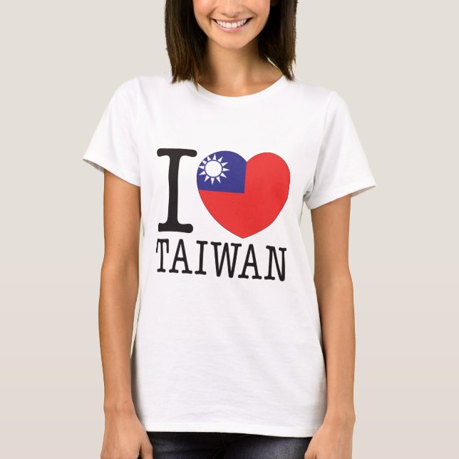 T-shirt Amour v2 de Taïwan (Devant)