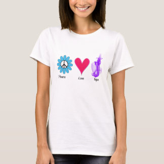 T-shirt Amour Vape de paix de fleur