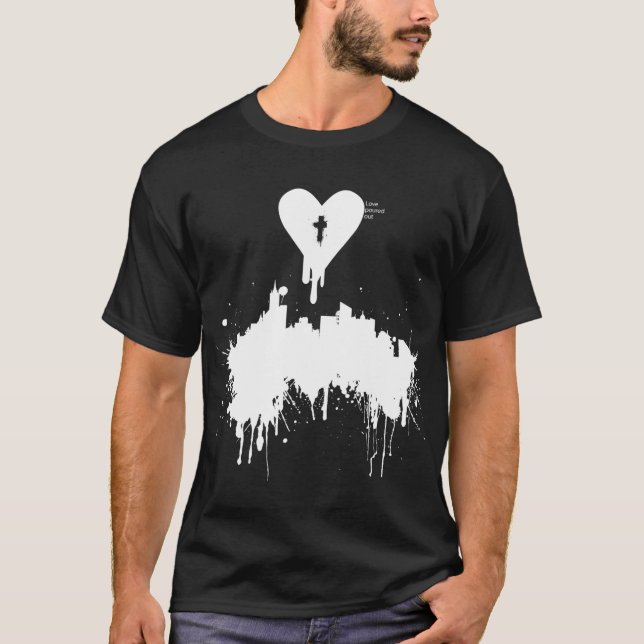 T-shirt Amour versé (Devant)