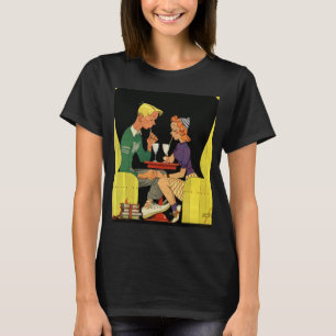 T-shirt Amour vintage et romance, Ados à la boutique Soda