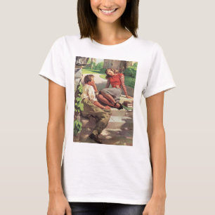 T-shirt Amour vintage et romance, Épouses du lycée