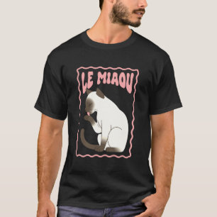 T-shirt Amoureuse de chat siamois Maman siamois française