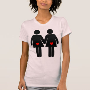 T-shirt Amoureuses lesbiennes