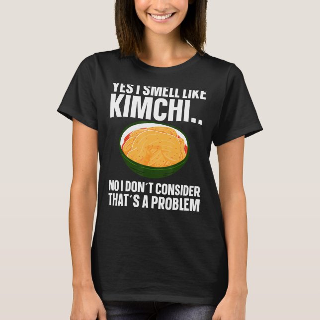 T-shirt Amoureux coréen de la nourriture Kimchi drôle (Devant)