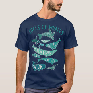 T-shirt Amoureux de baleine vintage Conception 1