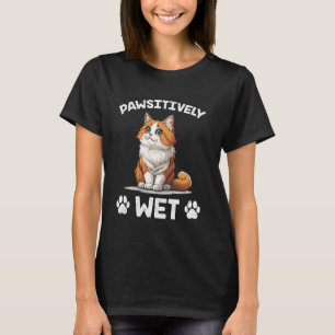 T-shirt Amoureux de chat Turkish Van PAWSITIVEMENT HUMIDE