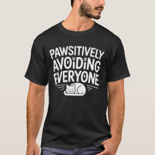 T-shirt Amoureux de chats introverti Timidité Miaou Propri