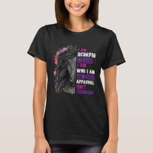 T-shirt Amoureux de chevaux Je suis une fille Scorpion qui