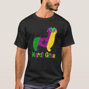 T-shirt Amoureux de Corgi Mardi Gras Carnaval Bouffon Prem