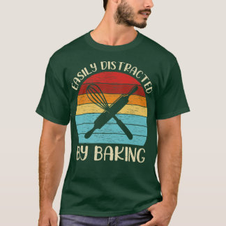 T-shirt Amoureux De Cuisson Vintage Rétro Facilement Distr