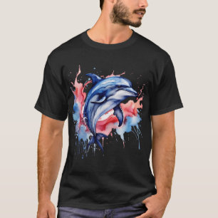 T-shirt Amoureux de dauphins drôle mignon