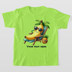 T-shirt Amoureux de fruits amusants ajouter plage de texte