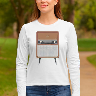 T-shirt Amoureux de la musique rétro du milieu du siècle