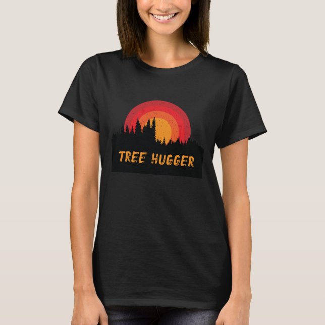 T-shirt Amoureux de la nature écologiste des arbres (Devant)