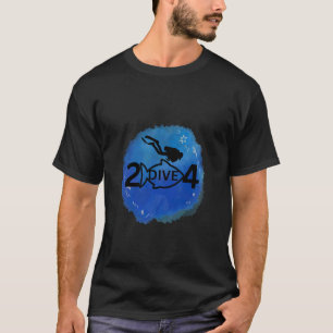 T-shirt Amoureux de la plongée en scaphandre et du snorkel