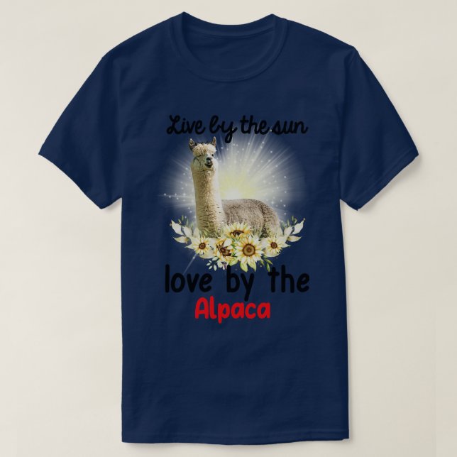 T-shirt amoureux de l'alpaga 1 (Design devant)