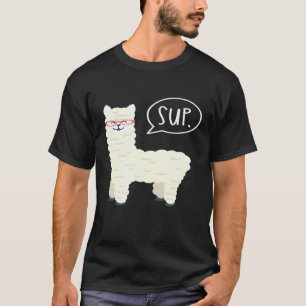 T-shirt Amoureux de lama alpacas Sup Adorable Animal Fluff