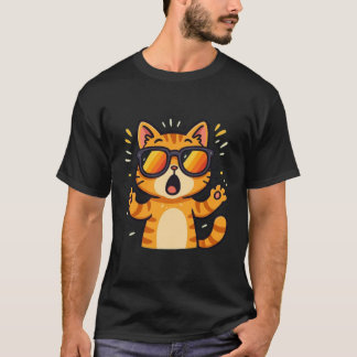 T-shirt Amoureux de les chats mignons Drôle Tee