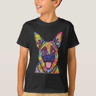 T-shirt Amoureux de les chiens bergers allemands