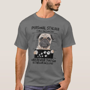 T-shirt Amoureux de les chiens Drôle Carlin Chien Drôle St